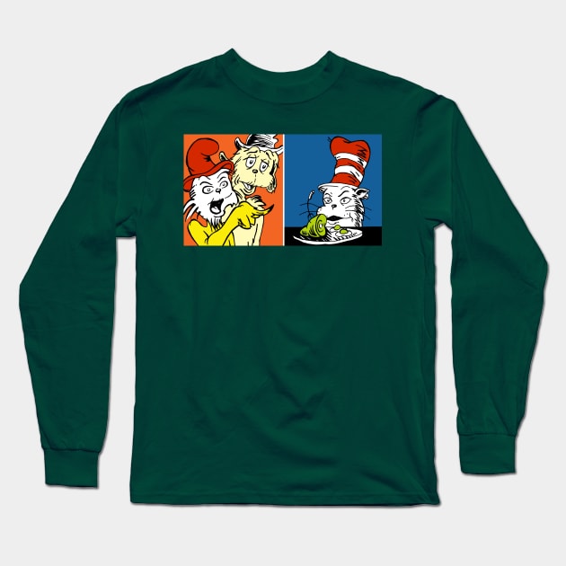 The Cat in the Meme Long Sleeve T-Shirt by brodiehbrockie